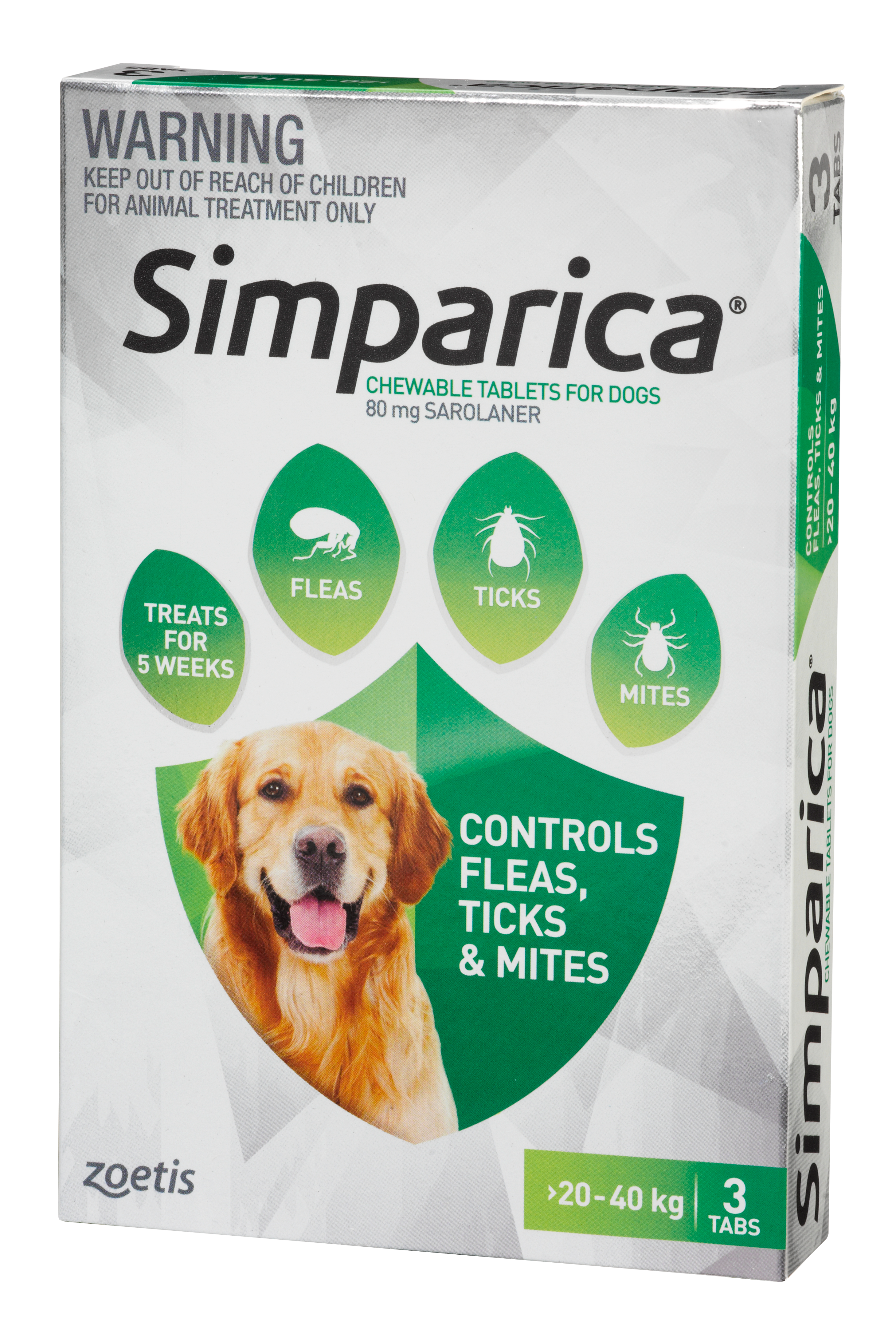 Simparica pack shot 80mg